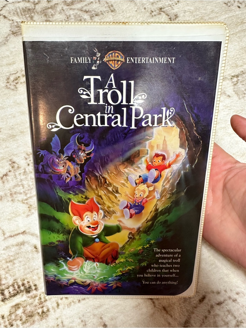 A Troll in Central Park VHS with Clamshell 1994 Warner Bros.